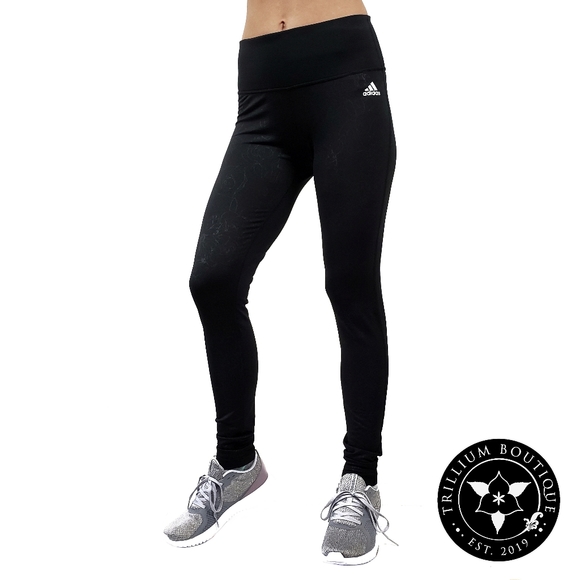 BUNDLE - Adidas Embossed Track Jacket & Adidas Embossed Tights NWT - Picture 9 of 14